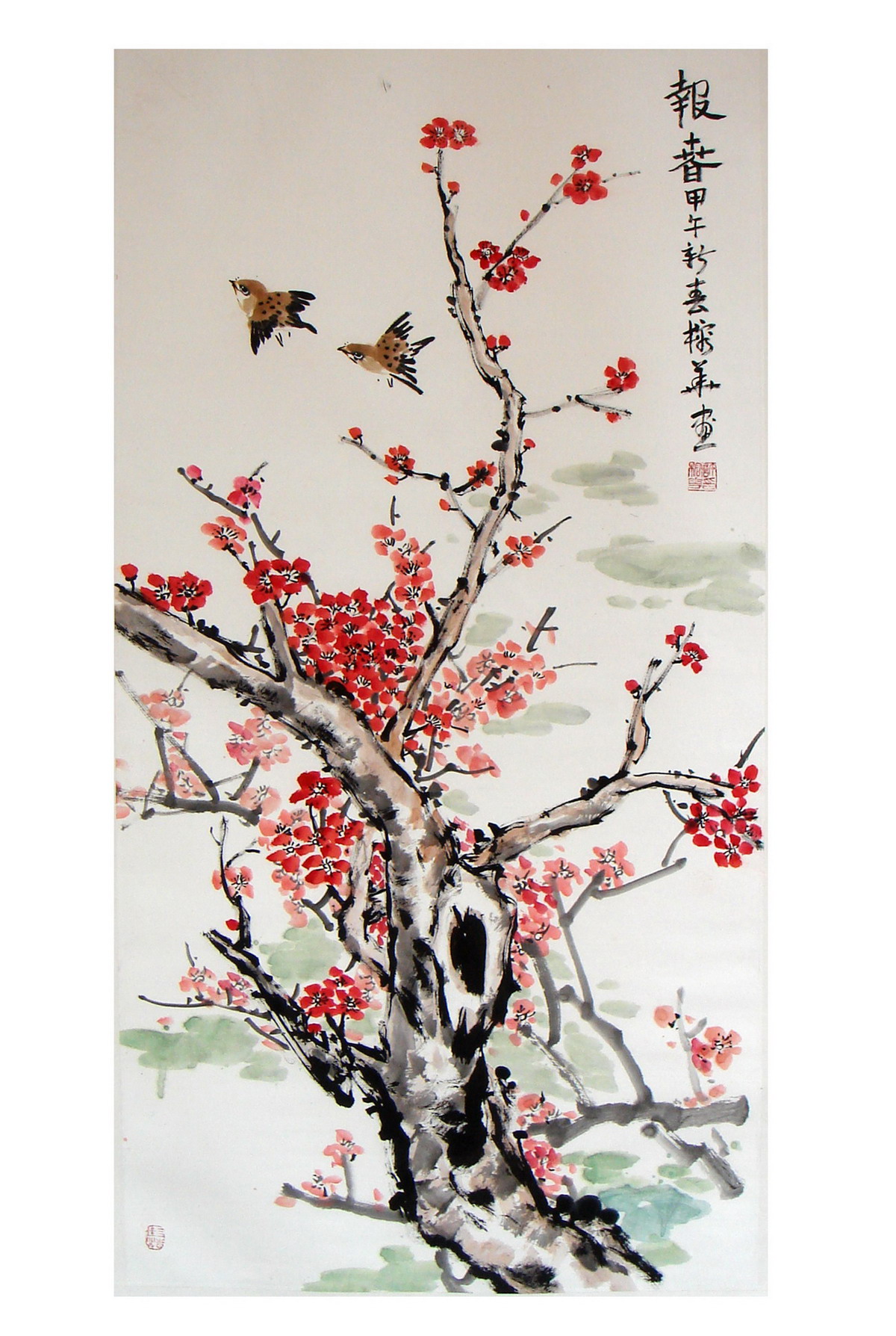 2014新春广场文化活动(共20幅作品）--报春鸟